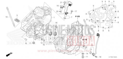 CARTER MOTEUR CRF300LAS de 2025